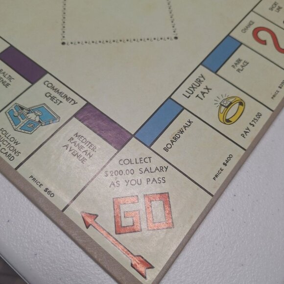 Vintage Monopoly Game‎ Board By Parker Brothers - Picture 2 of 6